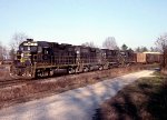 Seaboard Coast Line GP38-2 #541 westbound with train 215's extra on the Western Railway of Alabama 
